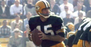 QB Bart Starr con los Green Bay Packers en el SB I