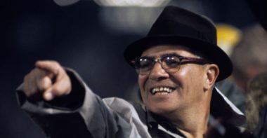 HC Vince Lombardi con los Green Bay Packers