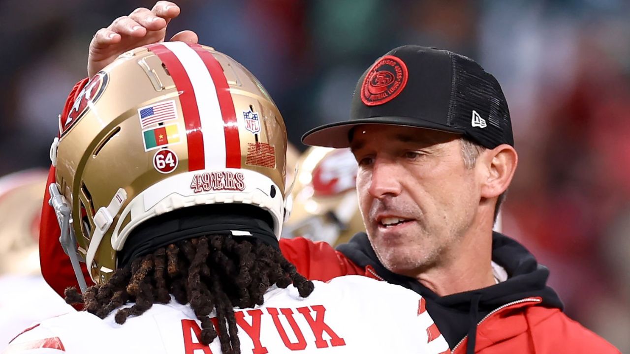 49ers: Kyle Shanahan ya piensa en jugar sin Brandon Aiyuk y Trent Williams