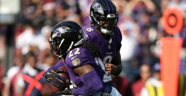 QB Lamar Jackson y RB Derrick Henry, Baltimore Ravens
