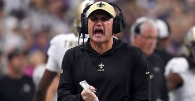 Darren Rizzi, entrenador en jefe interino de los New Orleans Saints