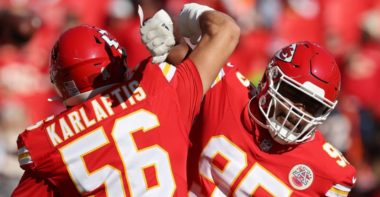 DE George Karlaftis y DT Chris Jones, Kansas City Chiefs
