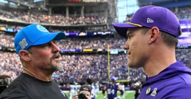 HC Dan Campbell, Detroit Lions; HC Kevin O'Connell, Minnesota Vikings