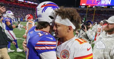 QB Josh Allen, Buffalo Bills; QB Patrick Mahomes, Kansas City Chiefs