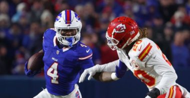 RB James Cook, Buffalo Bills; S Justin Reid, Kansas City Chiefs