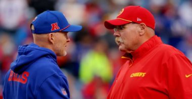 HC Sean McDermott, Buffalo Bills; HC Andy Reid, Kansas City Chiefs