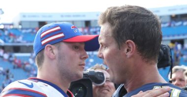 QB Josh Allen, Buffalo Bills; QB Philip Rivers en su etapa con Los Angeles Chargers