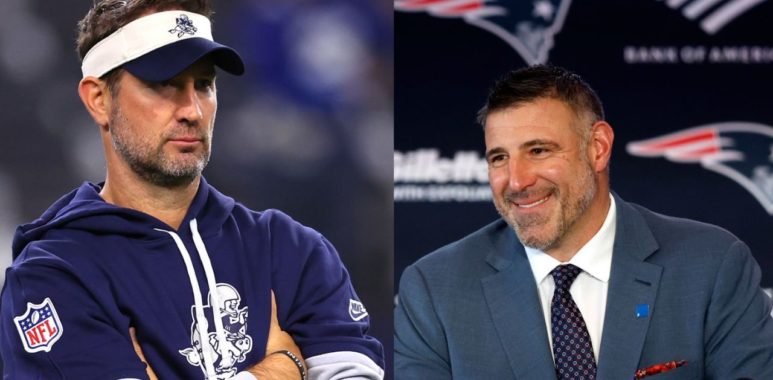 HC Brian Schottenheimer, Dallas Cowboys; HC Mike Vrabel, New England Patriots