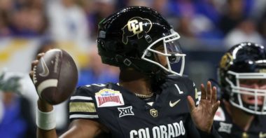 QB Shedeur Sanders con los Colorado Buffaloes