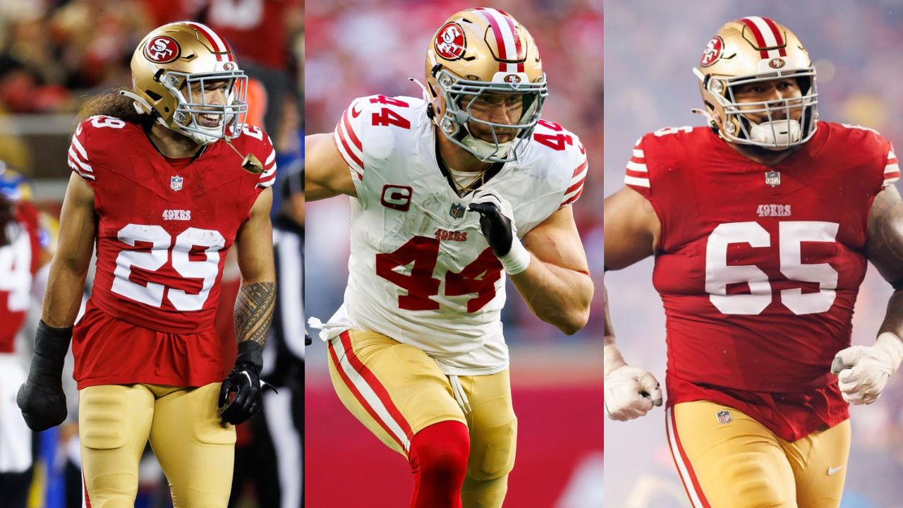 ¿Caída a la vista? 49ers pierden a Talanoa Hufanga, Charvarius Ward, Aaron Banks, y Kyle Juszczyk