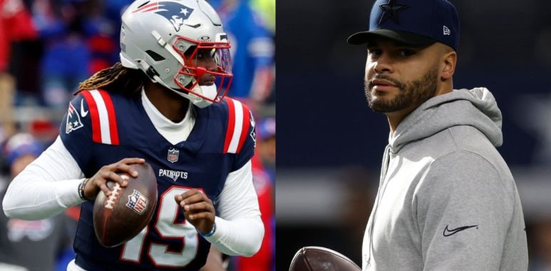 QB Joe Milton III y QB Dak Prescott, Dallas Cowboys