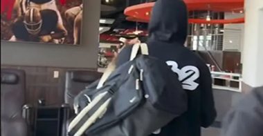 QB Shedeur Sanders en las instalaciones de los Cleveland Browns