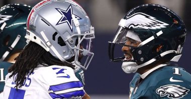 CB Trevon Diggs, Dallas Cowboys; QB Jalen Hurts, Philadelphia Eagles