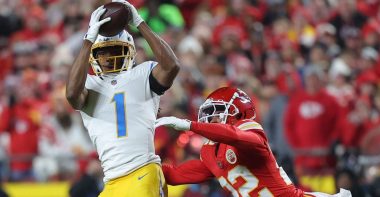 WR Quentin Johnson, Los Angeles Chargers; CB Trent McDuffie, Kansas City Chiefs