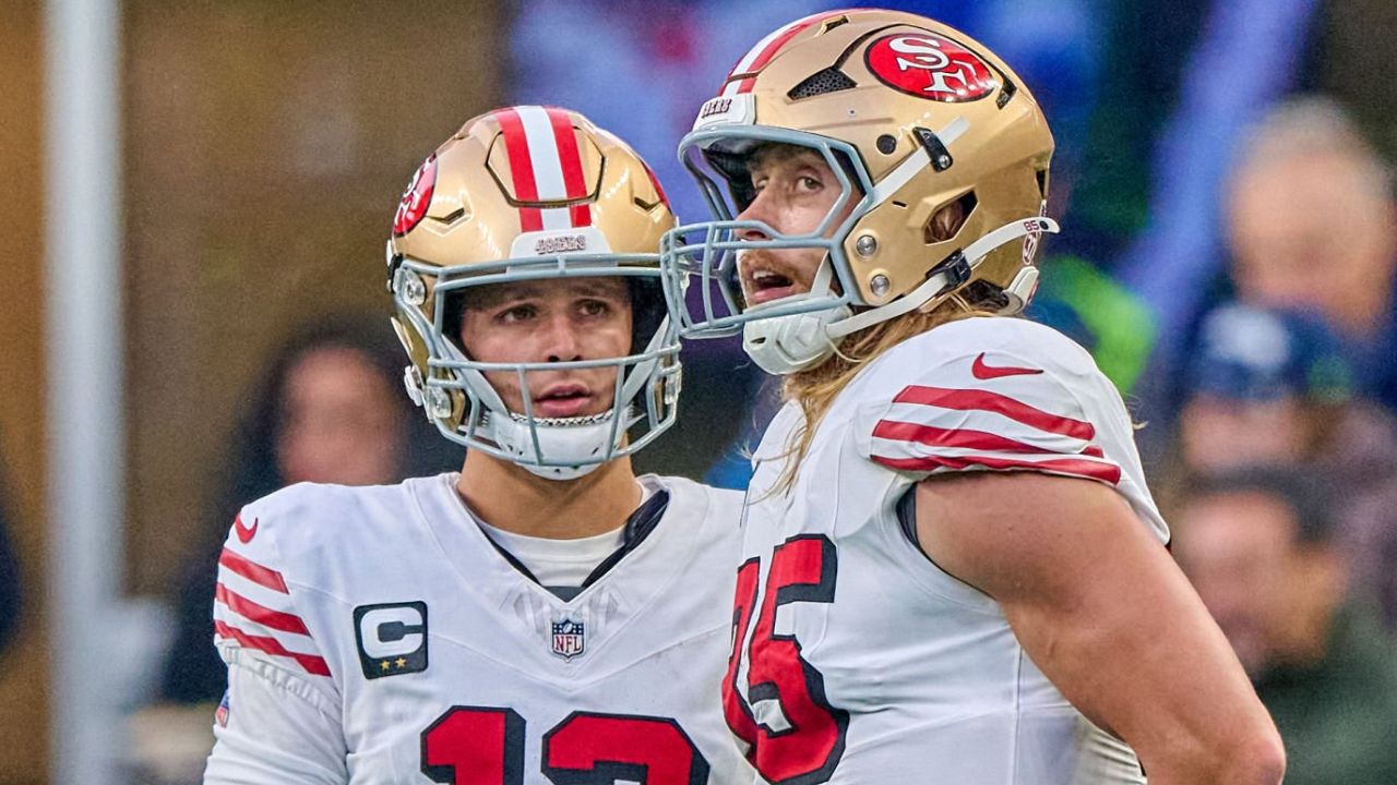 Brock Purdy y George Kittle se alistan para el campo de entrenamiento de los 49ers