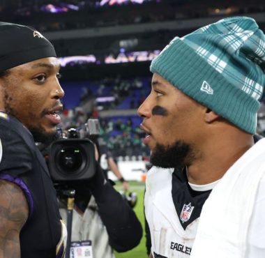 RB Derrick Henry, Baltimore Ravens; RB Saquon Barkley, Philadelphia Eagles