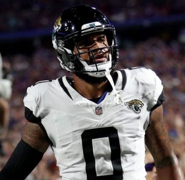 WR Gabe Davis con los Jacksonville Jaguars en 2024