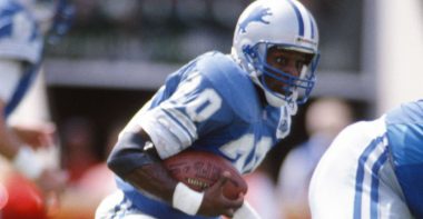RB Barry Sanders, leyenda de los Detroit Lions