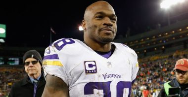 RB Adrian Peterson con los Minnesota Vikings