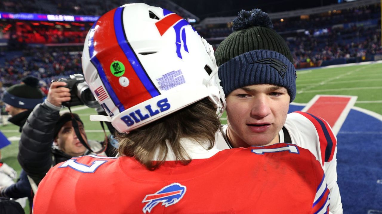 “Él ejemplifica el football”, Josh Allen se declara fan de Drake Maye