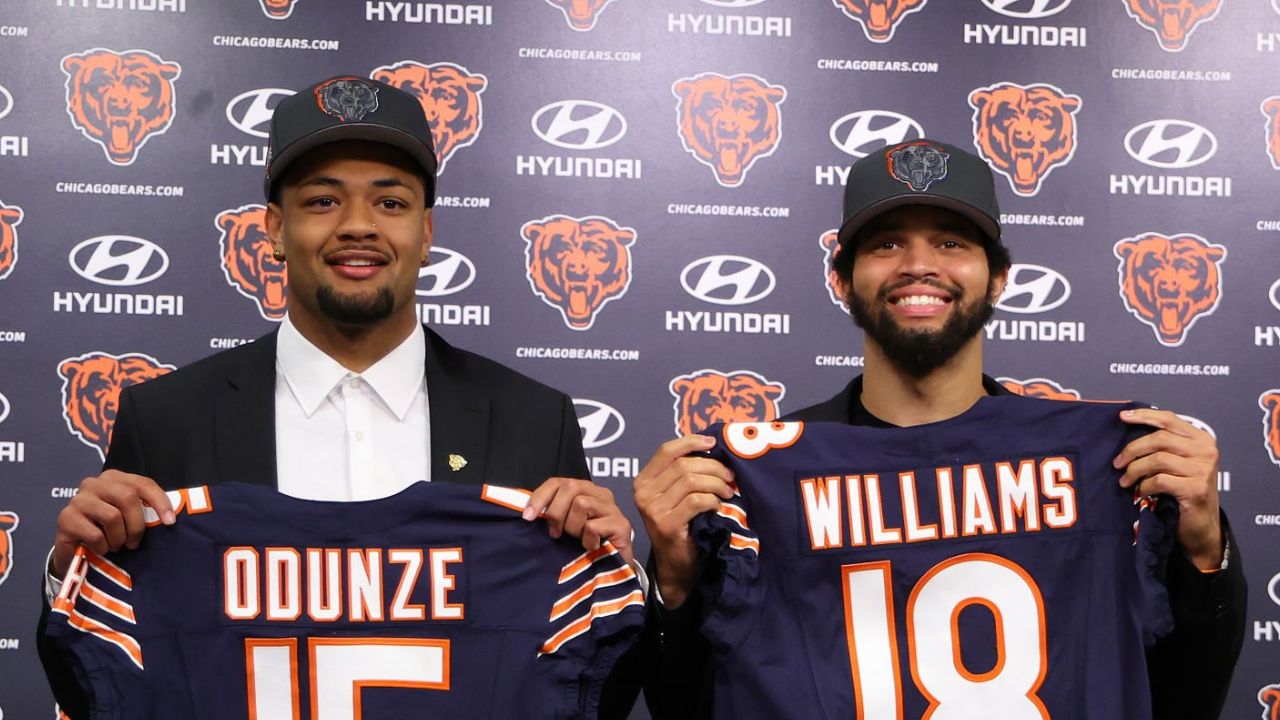 ¿Caleb Williams y Rome Odunze cambiarán el rostro de los Bears?