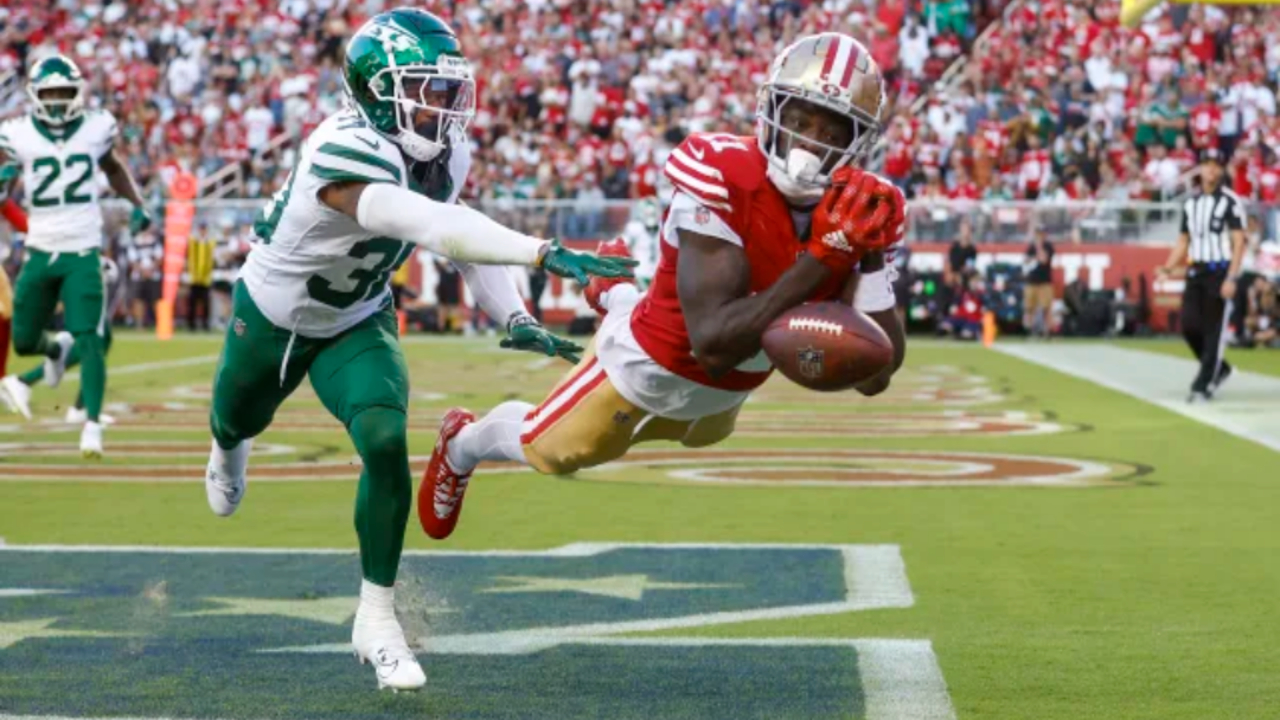 Actuación de Brandon Aiyuk tras nuevo contrato enfurece a afición de 49ers