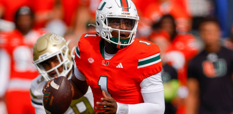 QB Cam Ward, Universidad de Miami