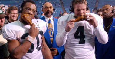 RB Ahman Green (izquierda) y Brett Favre (derecha), Green Bay Packers