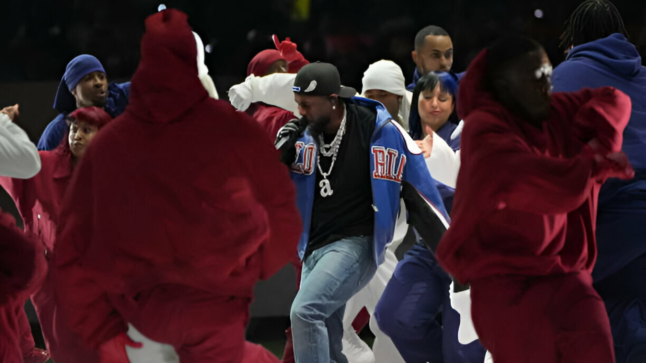 Kendrick Lamar causa bostezos en el Show del Medio Tiempo del Super Bowl LIX