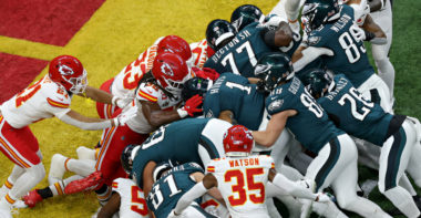 Tush Push, jugada característica de los Philadelphia Eagles