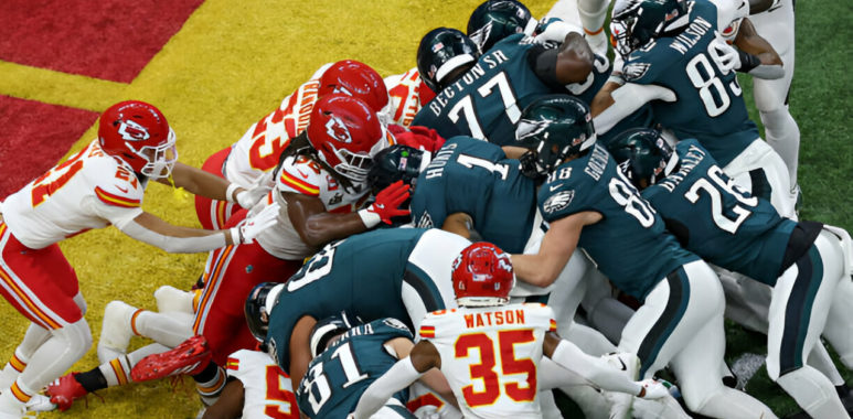 Tush Push, jugada característica de los Philadelphia Eagles