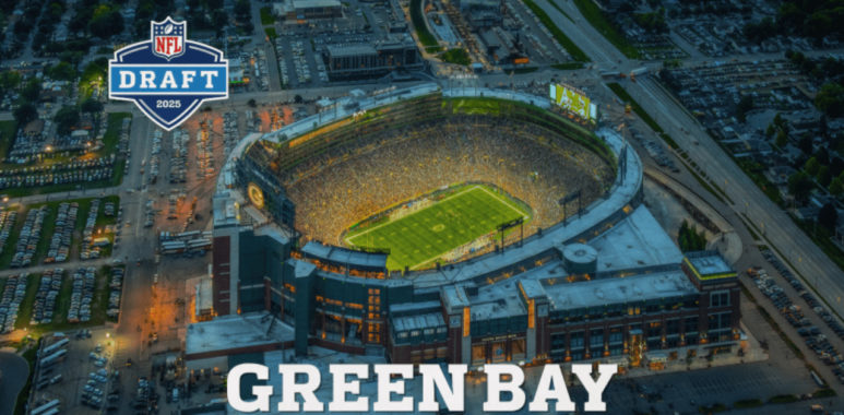 Lambeau Field, Green Bay, sede del Draft 2025