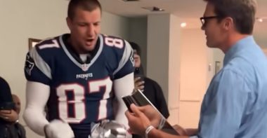 Rob Gronkowski y Tom Brady
