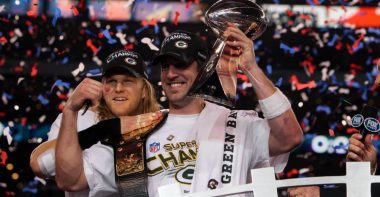 Aaron Rodgers, campeón del Super Bowl XLV con los Green Bay Packers