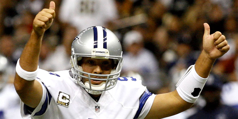 QB Tony Romo con los Dallas Cowboys