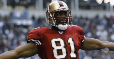 WR Terrell Owens con los San Francisco 49ers